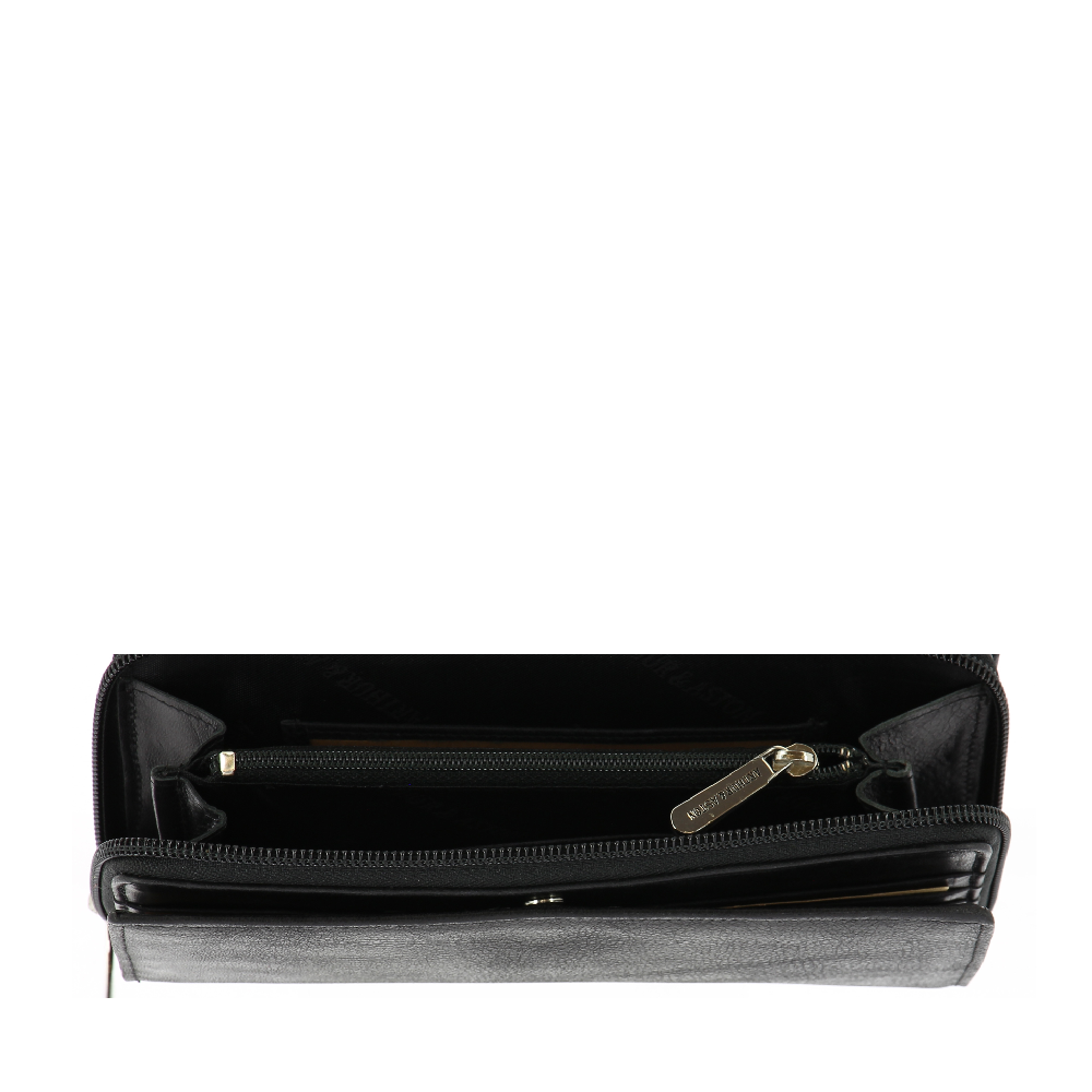 Oiled Leather Flap Checkbook Holder Companion