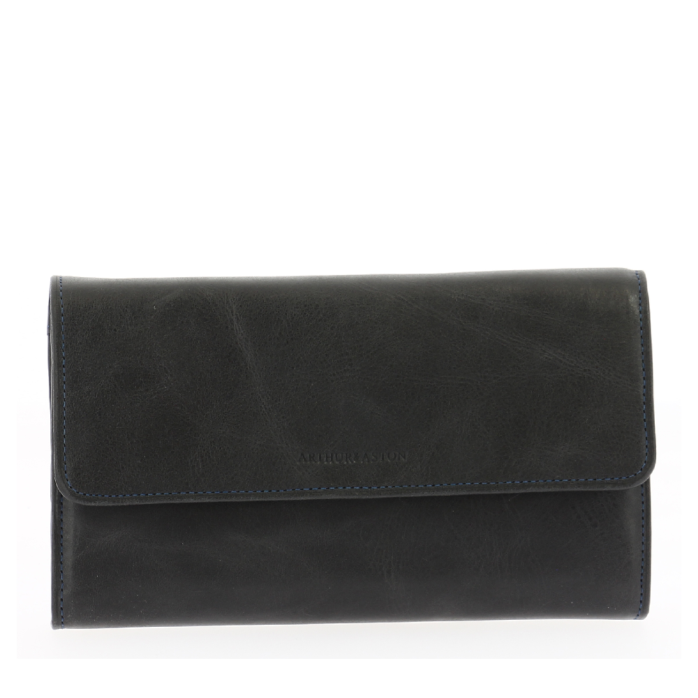 Oiled cowhide leather flap companion