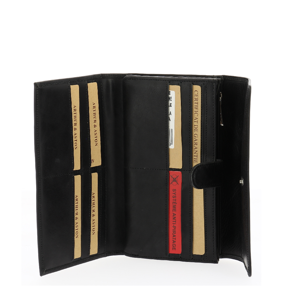 Oiled cowhide leather flap companion