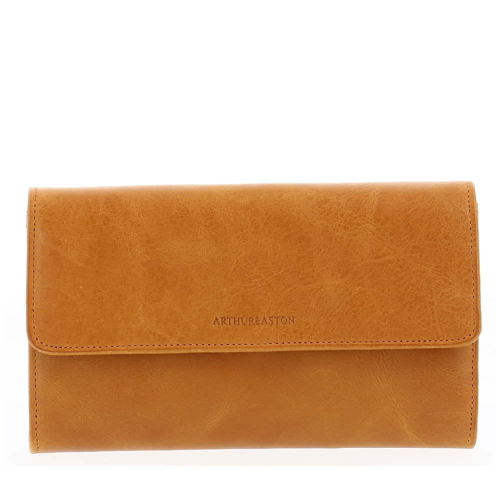 Oiled cowhide leather flap companion