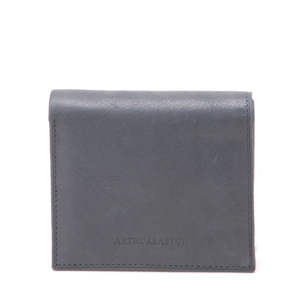 Oiled leather wallet and cards holder