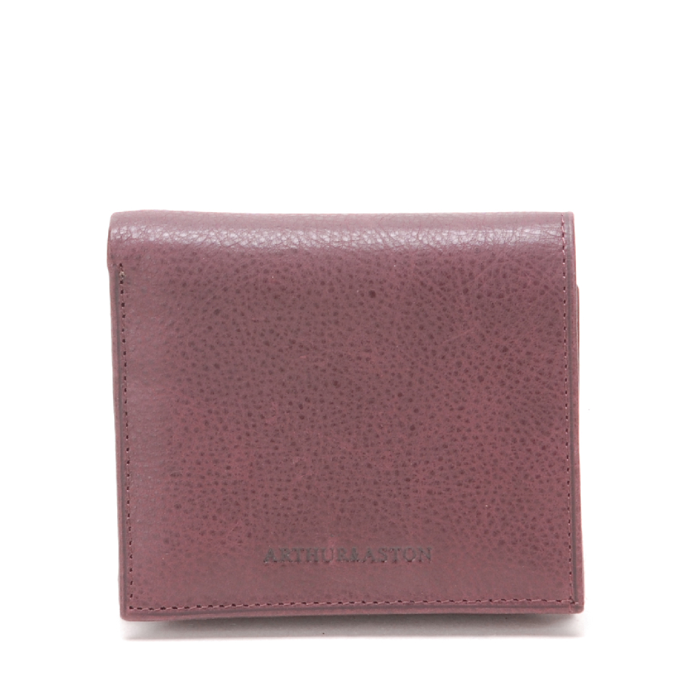 Oiled leather wallet and cards holder
