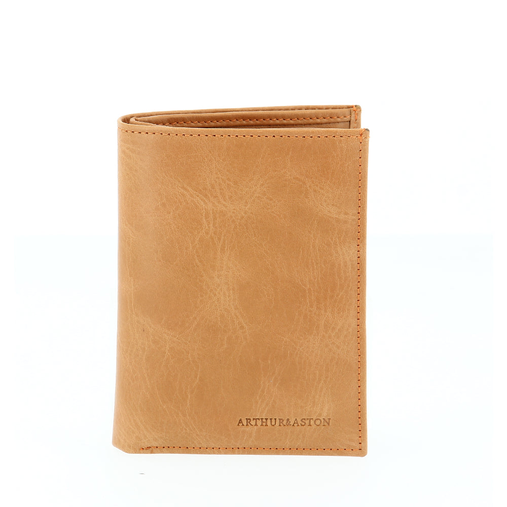 Portefeuille Rose en cuir