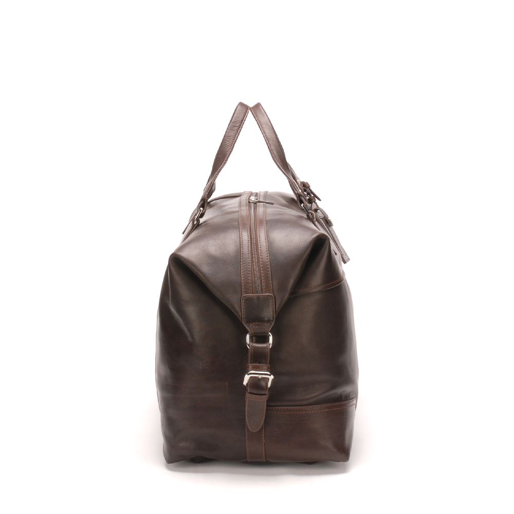 Sac de voyage en cuir plongé
