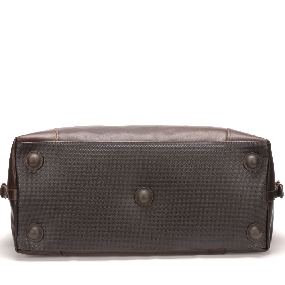 Sac de voyage en cuir plongé