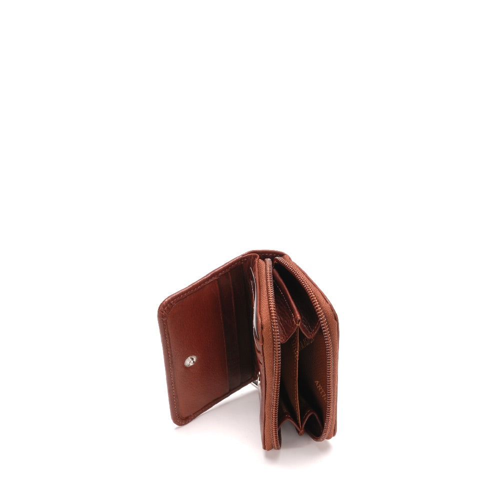 Porte-monnaie et cartes Pablo cuir plongé