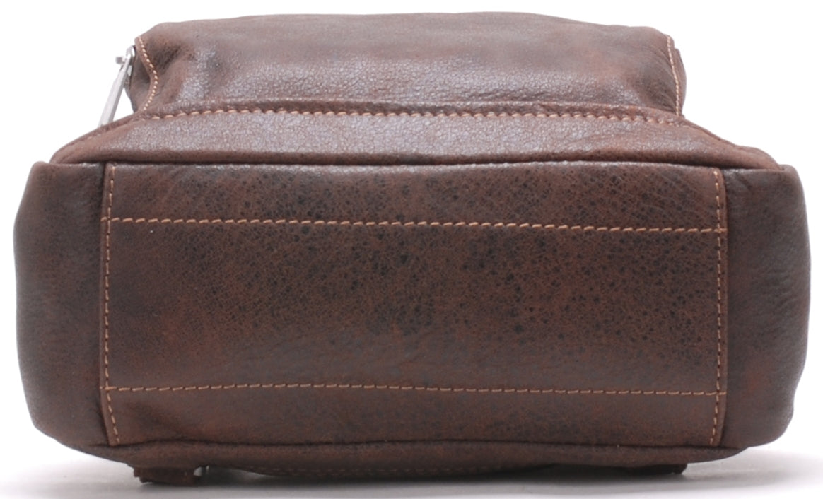 Small Cristiano cowhide leather backpack