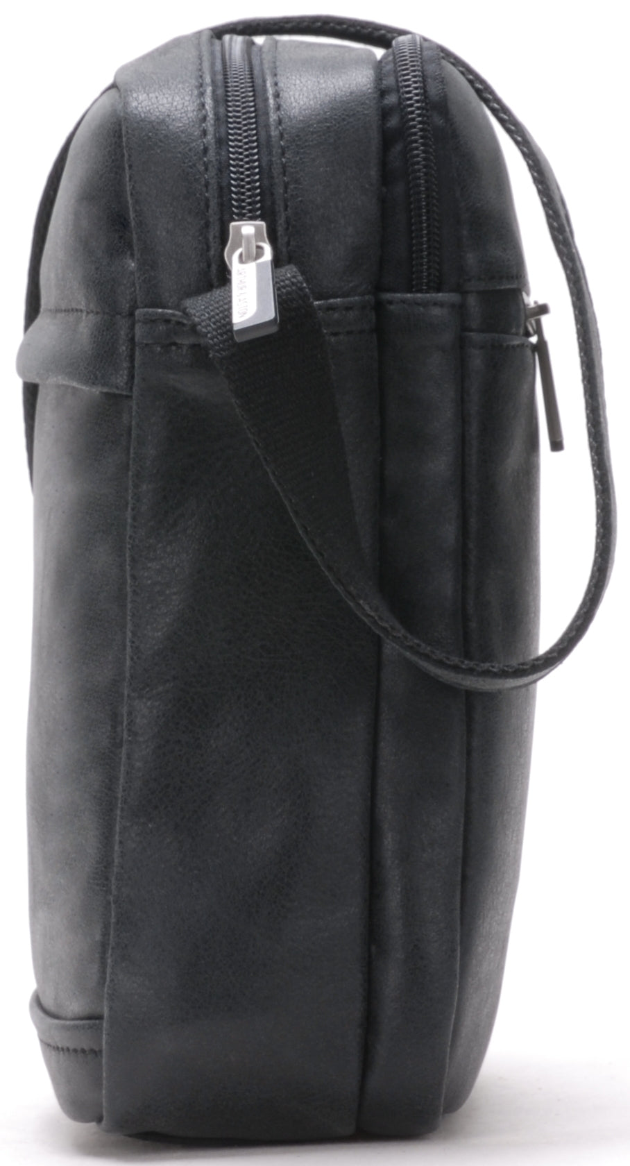 Cristiano large model crossbody bag in destroyed leather