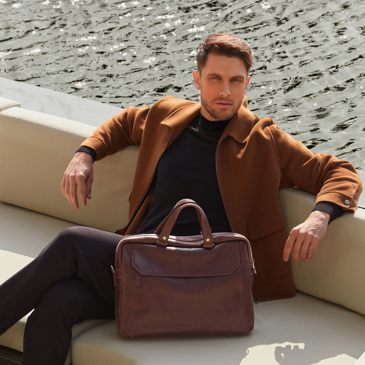 Martin Leather Briefcase