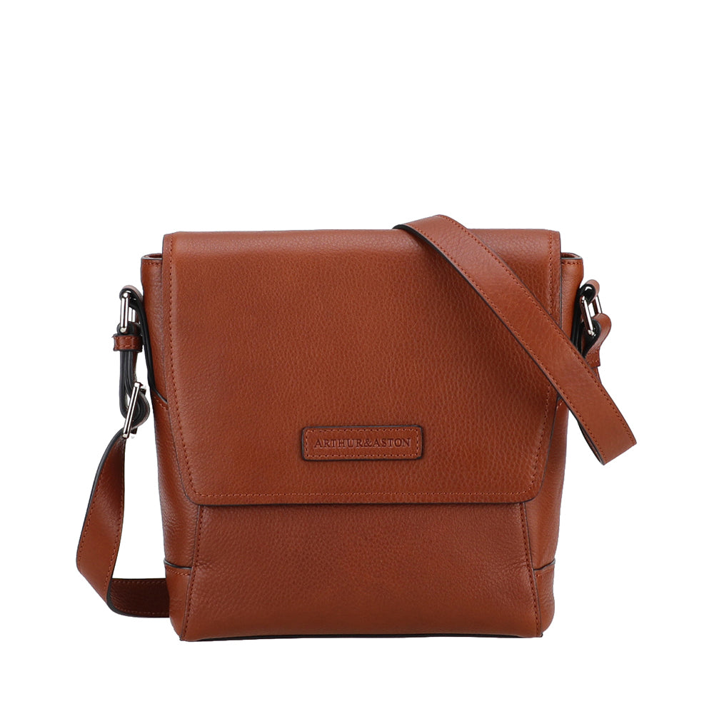 José Leather Flap Crossbody Bag