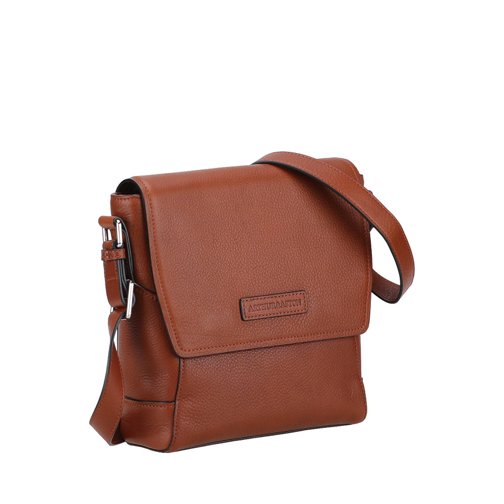 José Leather Flap Crossbody Bag