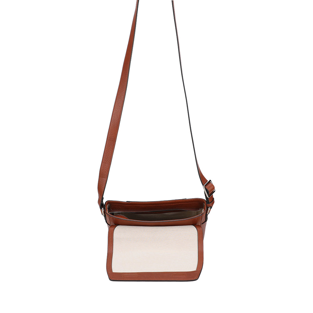 Sac travers à rabat en cuir José