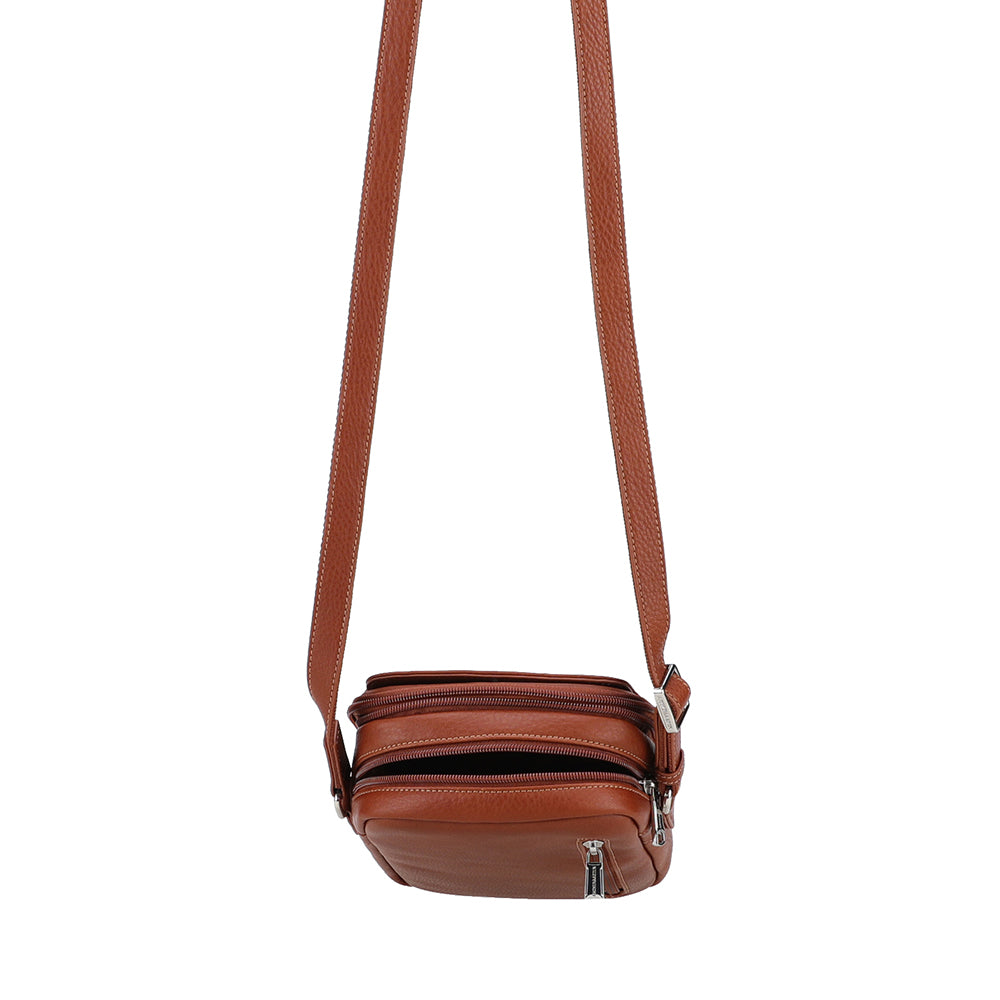Moyen Sac Travers Ange Cuir
