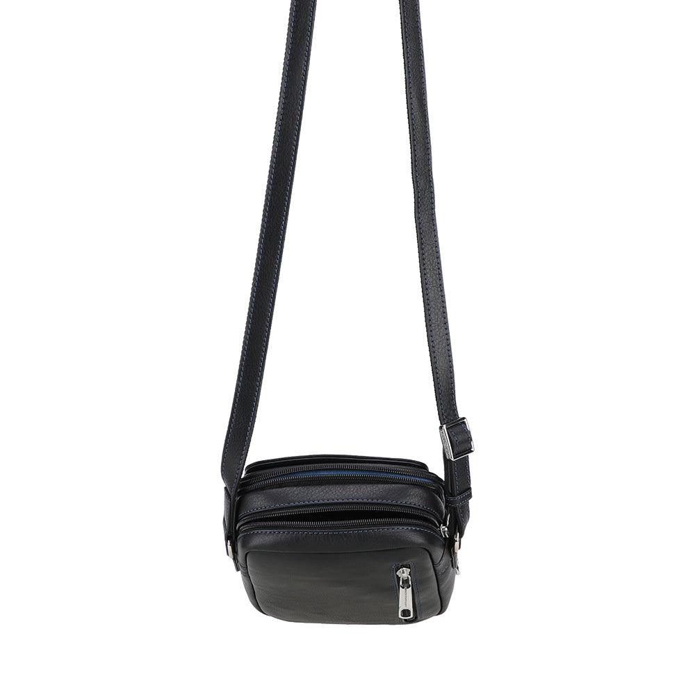 Moyen Sac Travers Ange Cuir
