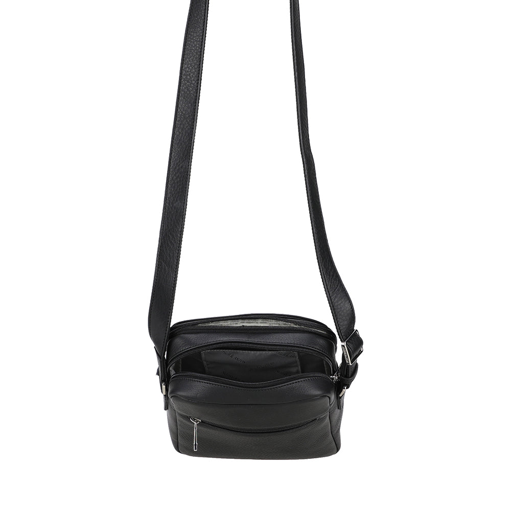 Large Leather Angel Crossbody Bag