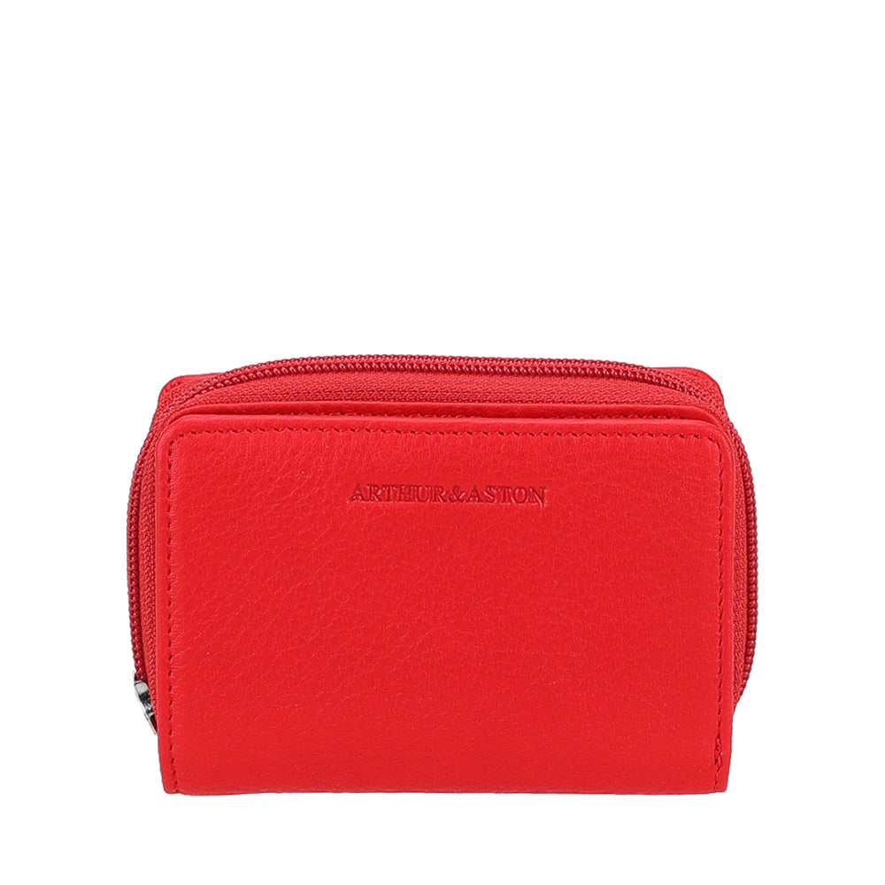 Porte-monnaie et cartes en cuir Ange