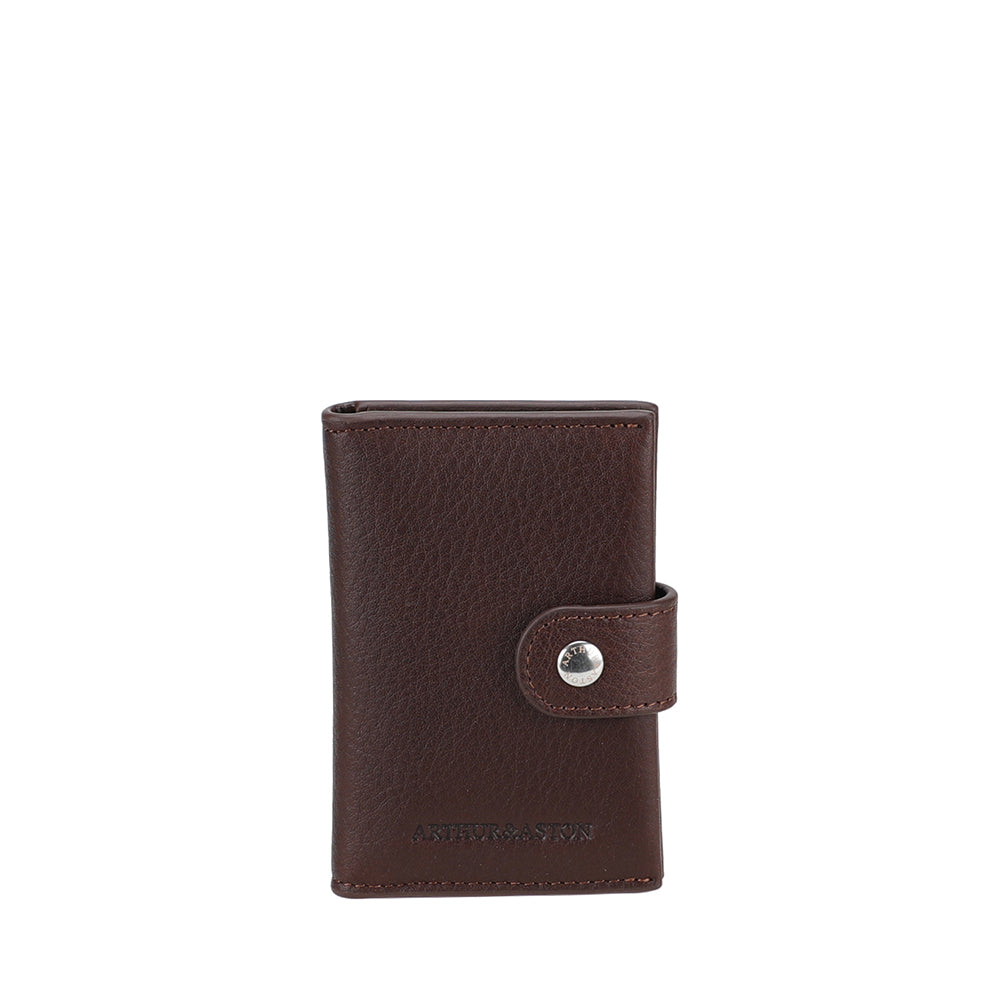 Petit Porte-cartes à pression Cuir Ange