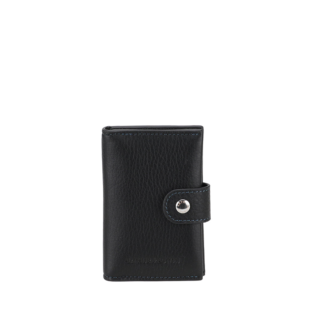 Petit Porte-cartes à pression Cuir Ange