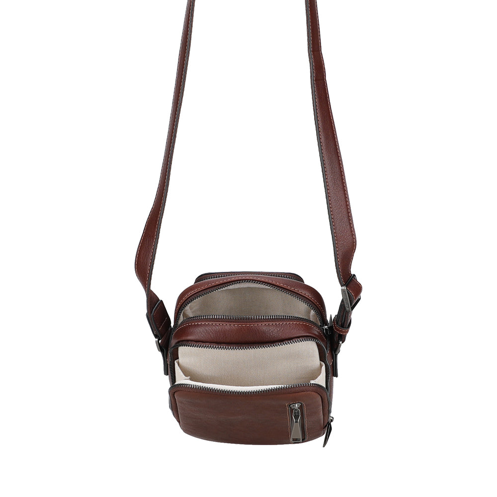 Moyen sac travers cuir Nairo