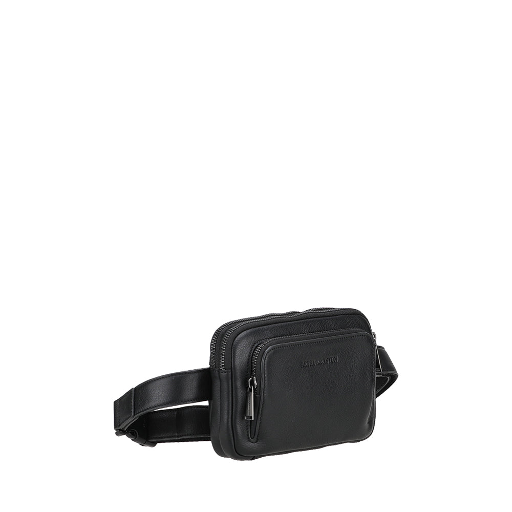 Sac banane extra plate en cuir Nairo