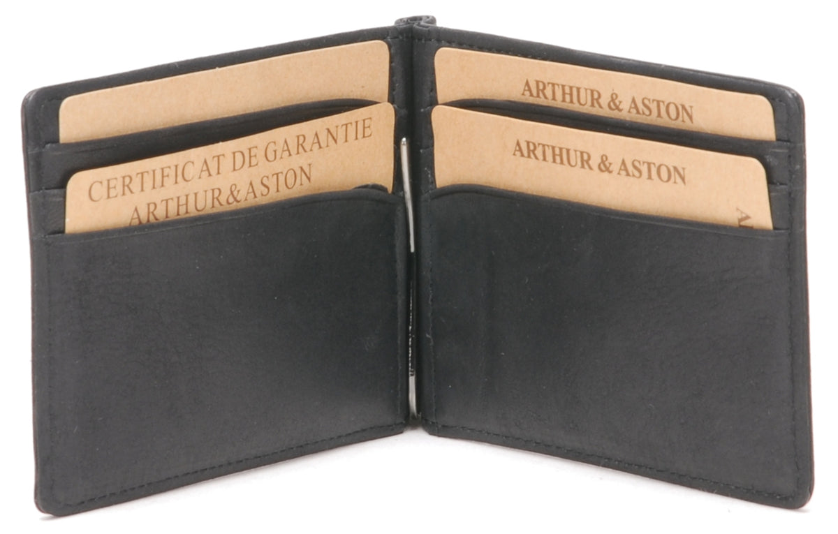 Porte-carte cuir vachette gras