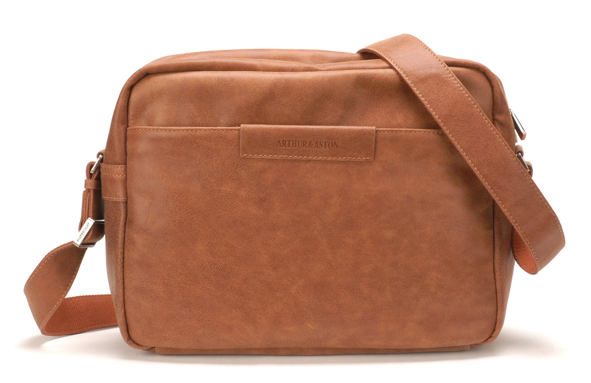 Gibecière cuir vachette Marron