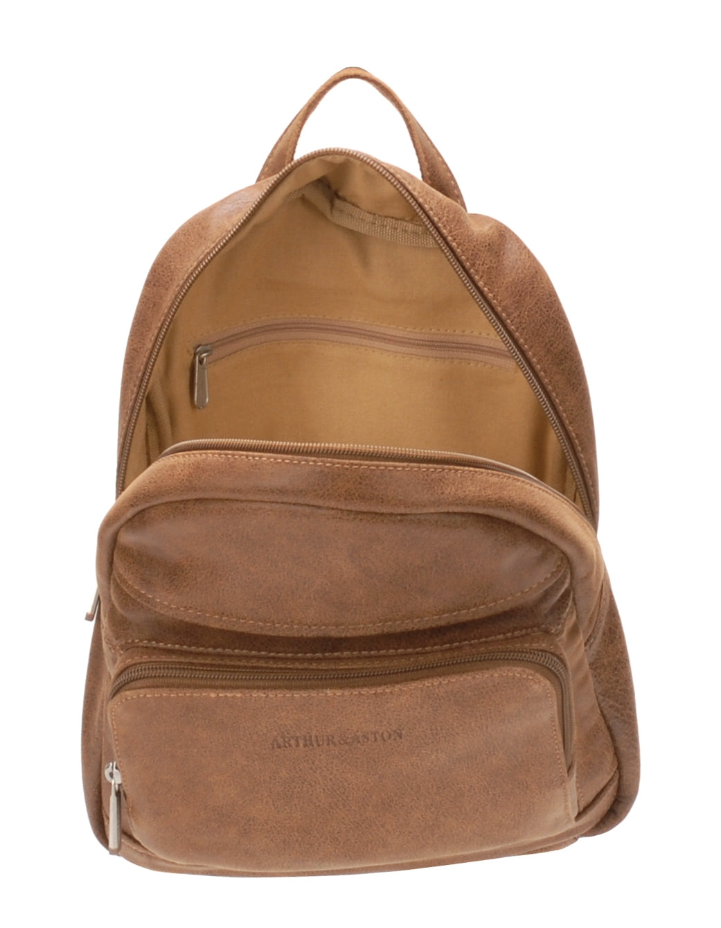 Small Cristiano cowhide leather backpack
