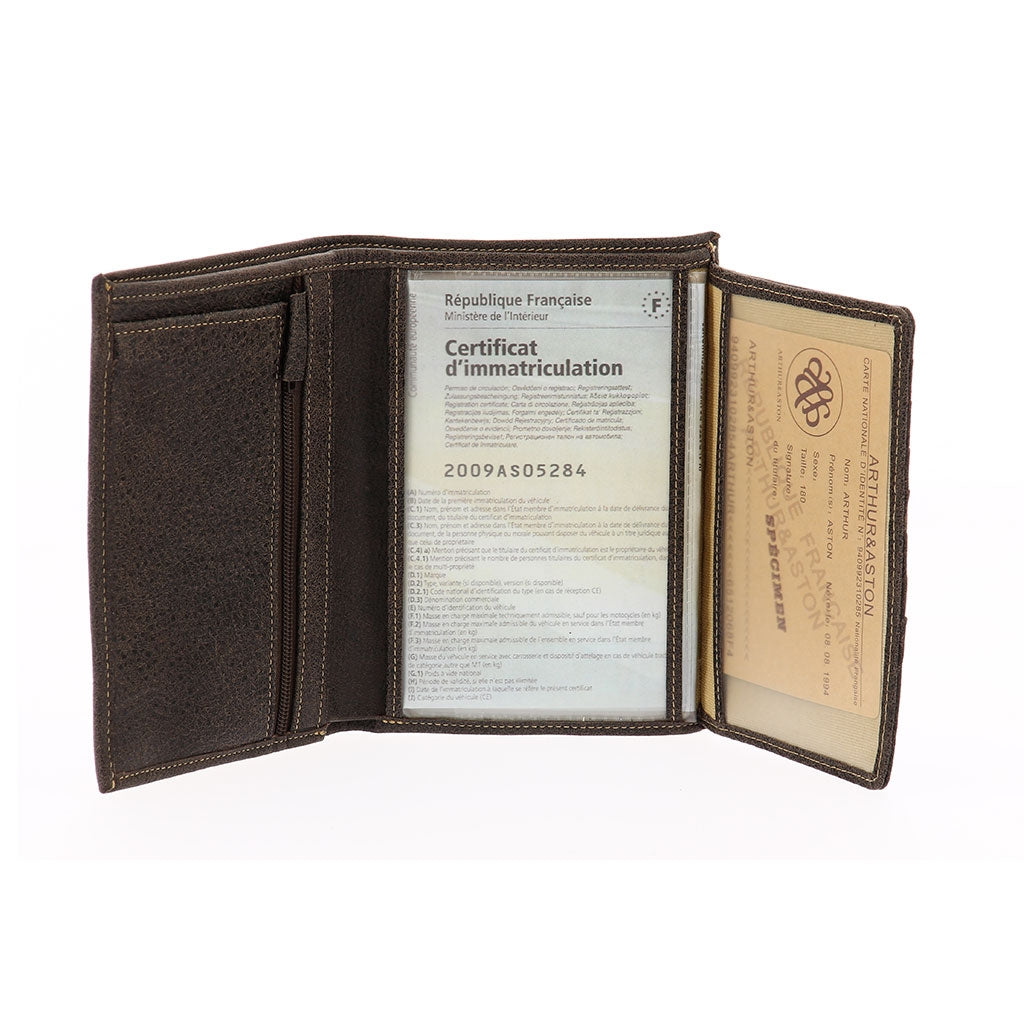 Cristiano destroyed leather wallet