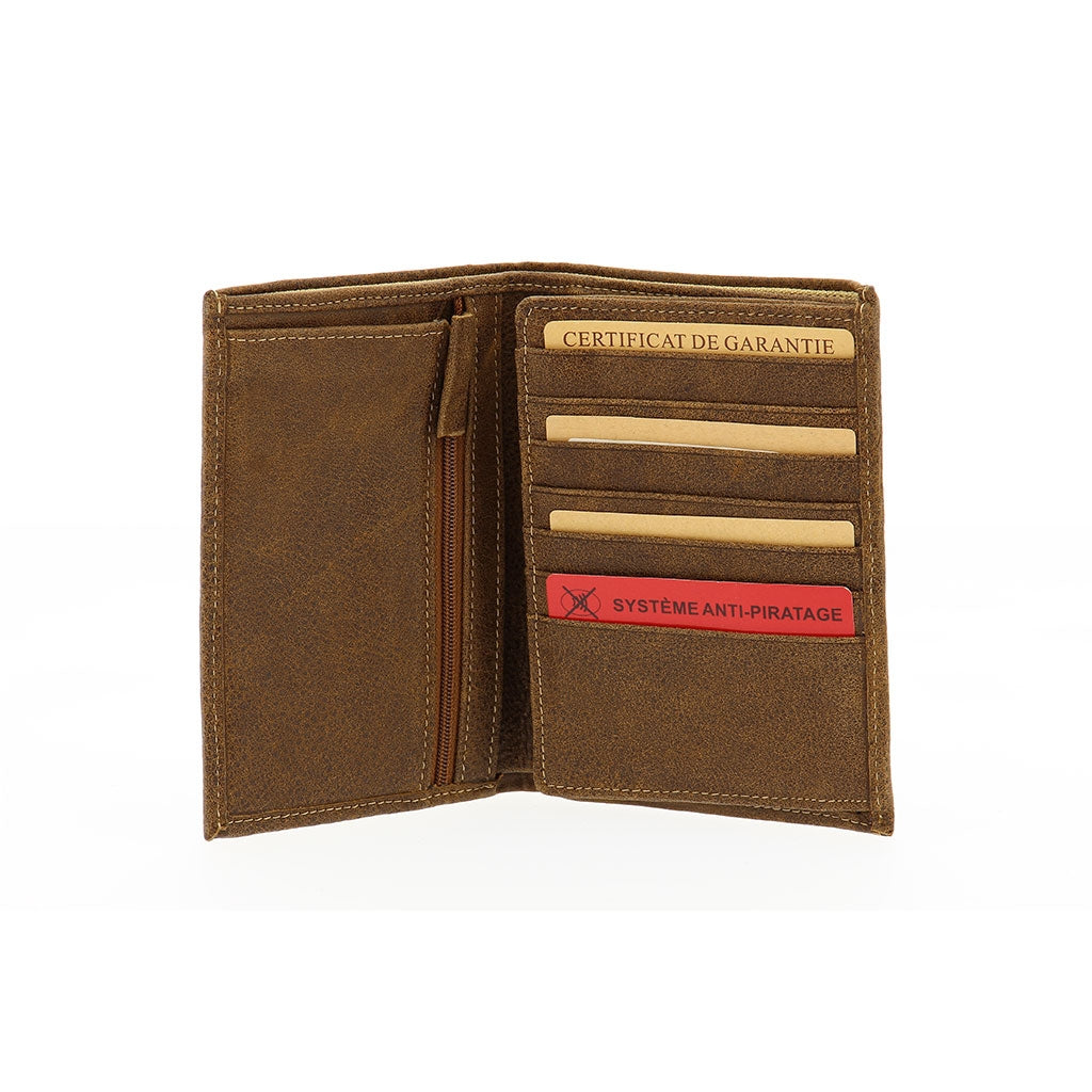 Cristiano destroyed leather wallet