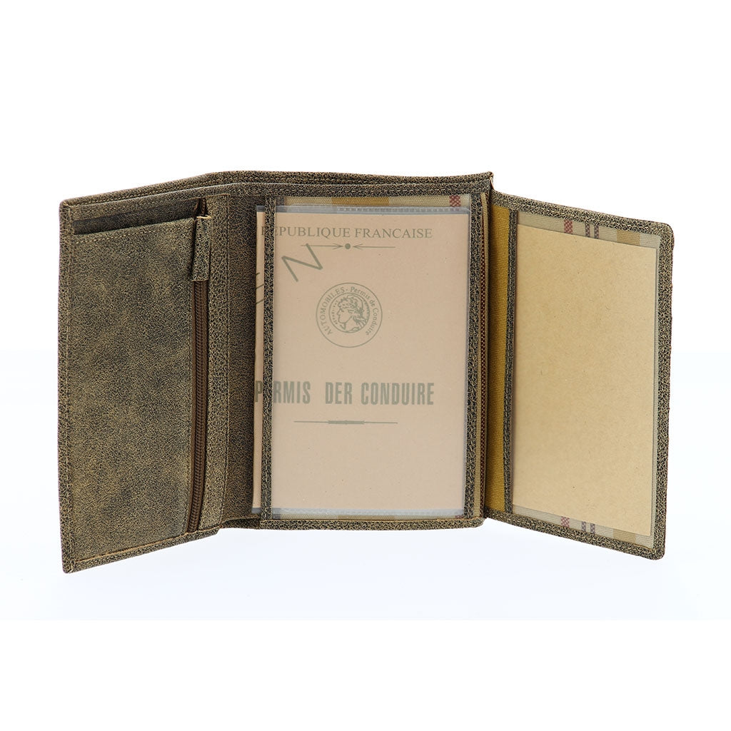 Cristiano destroyed leather wallet