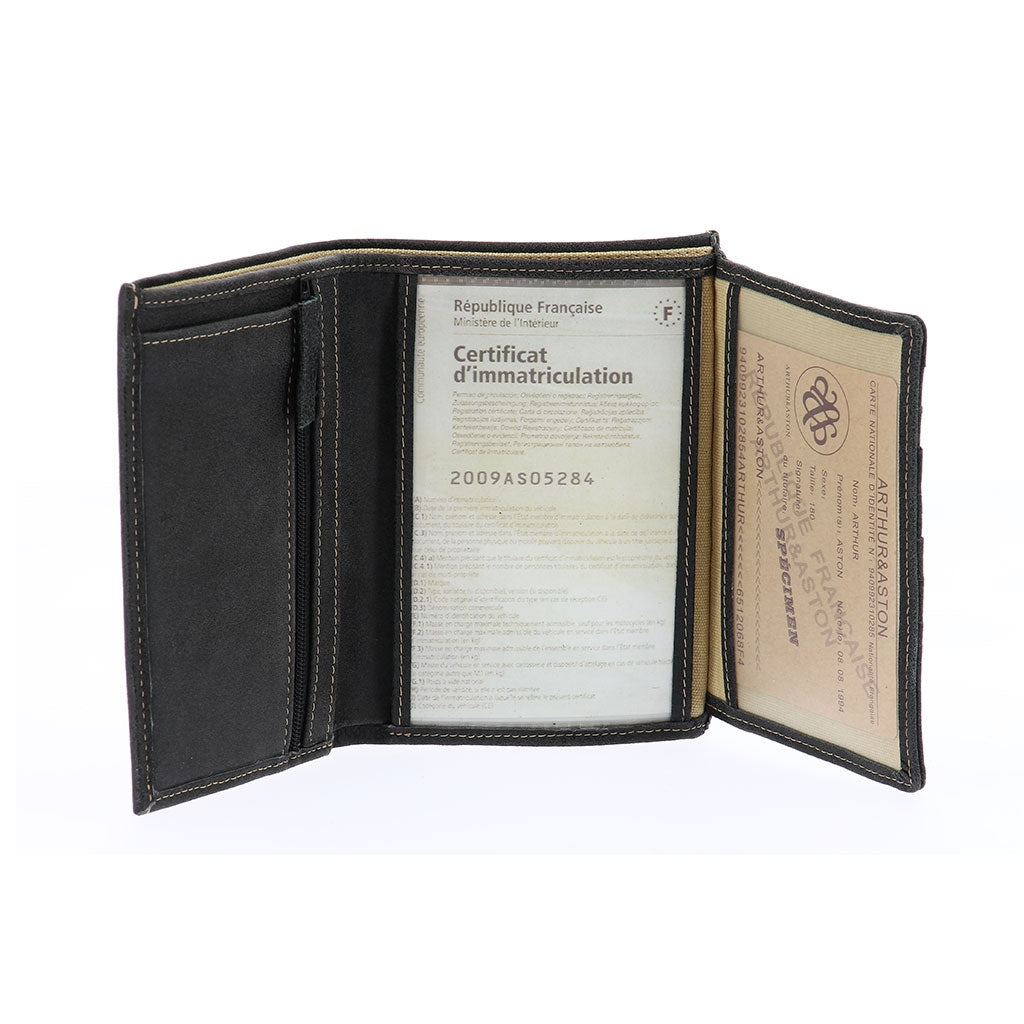 Cristiano destroyed leather wallet