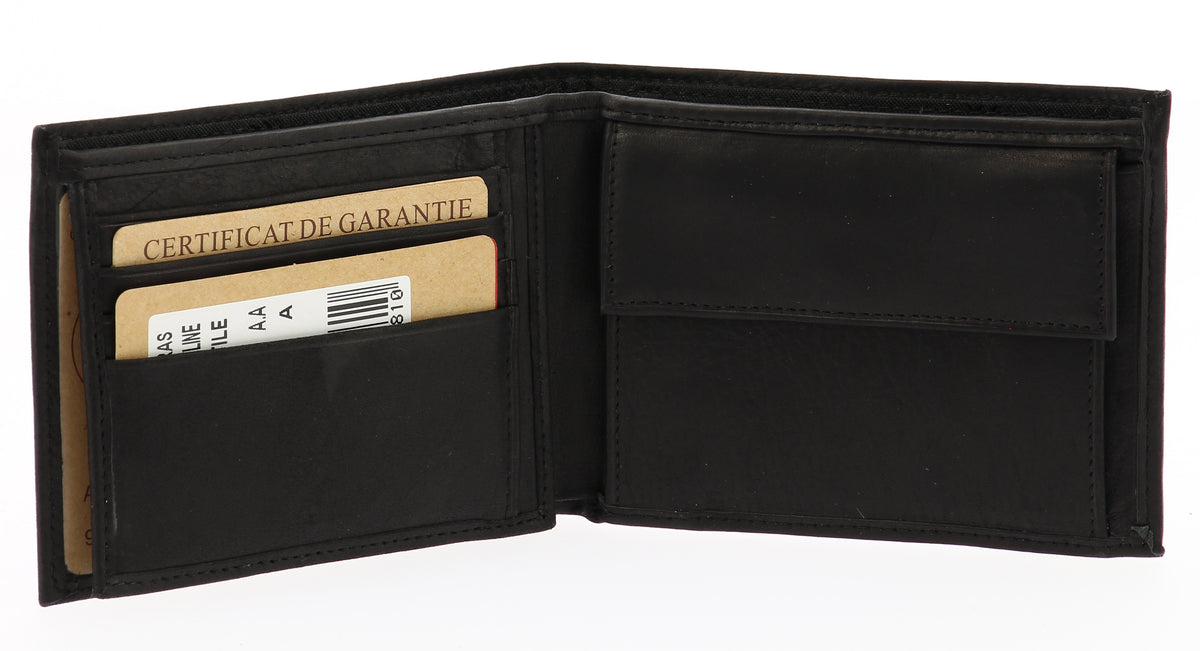 Italian oiled leather wallet