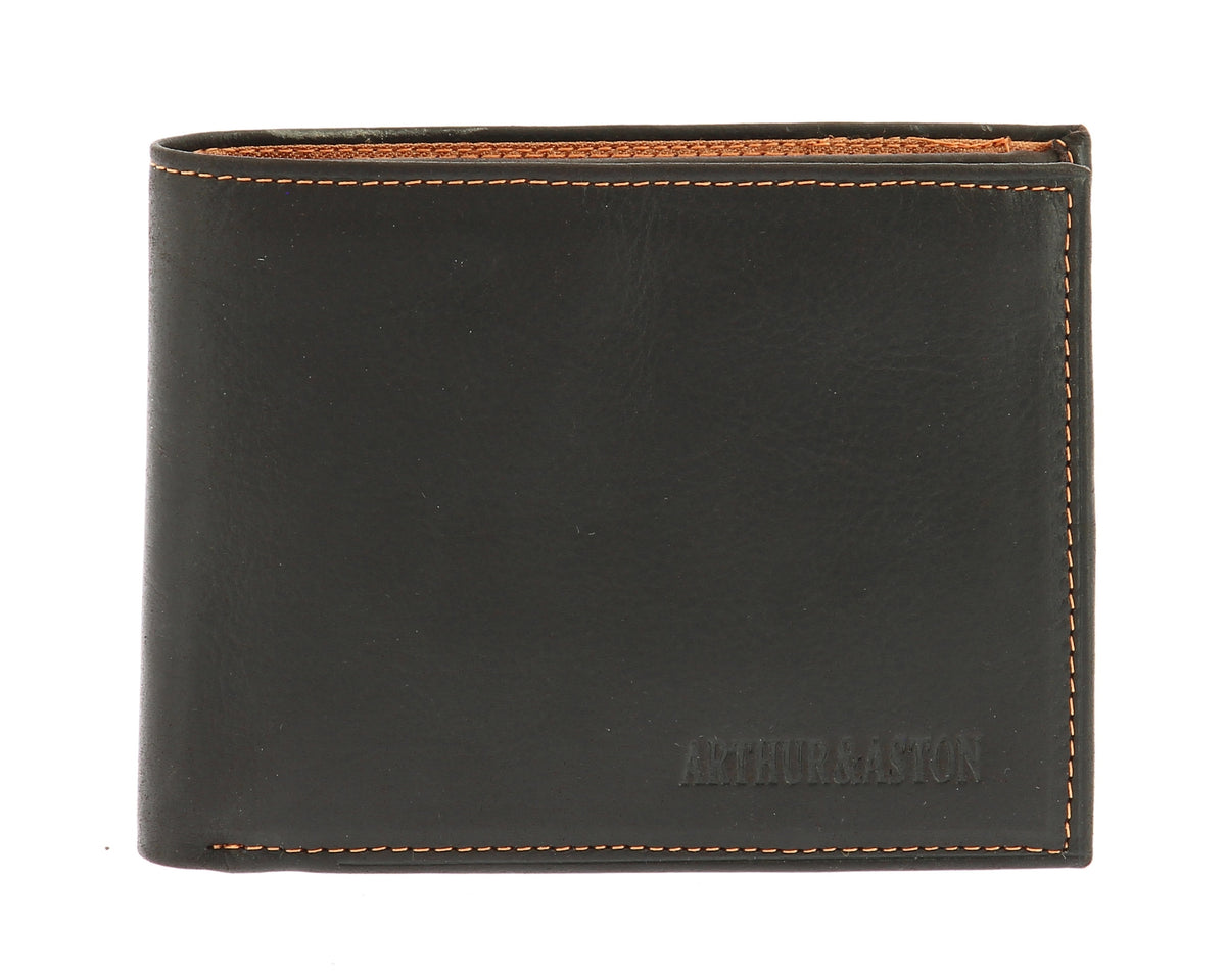 Louis Italian oiled leather wallet