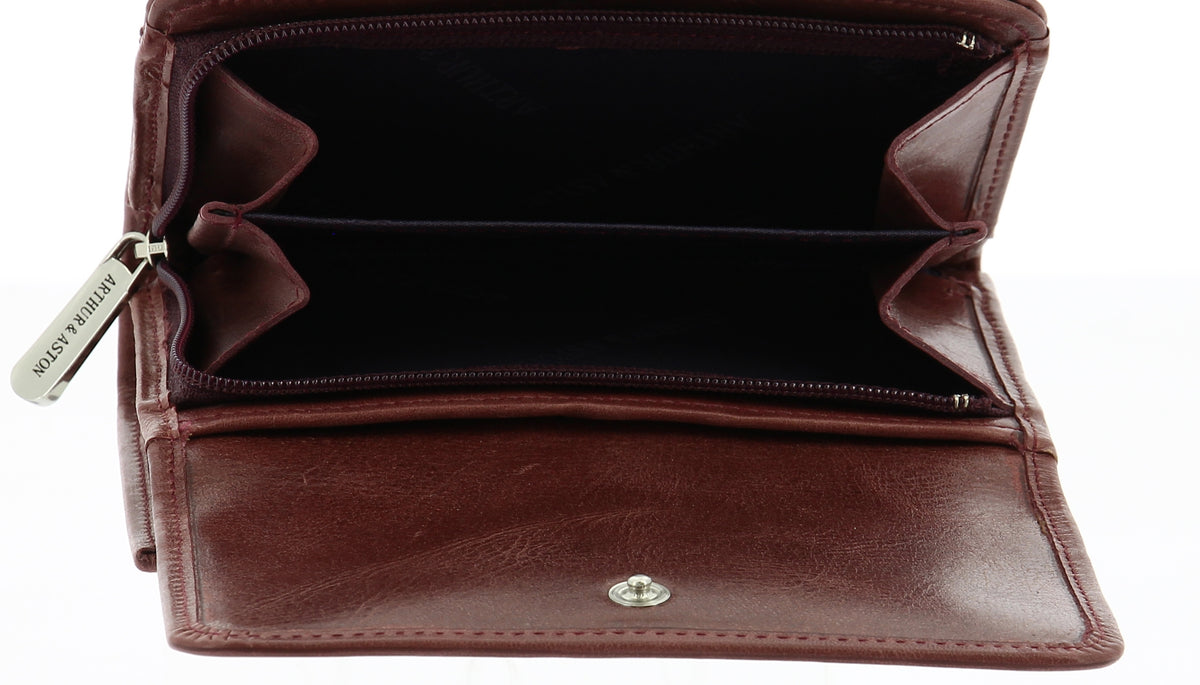 Leather Back to Back Wallet