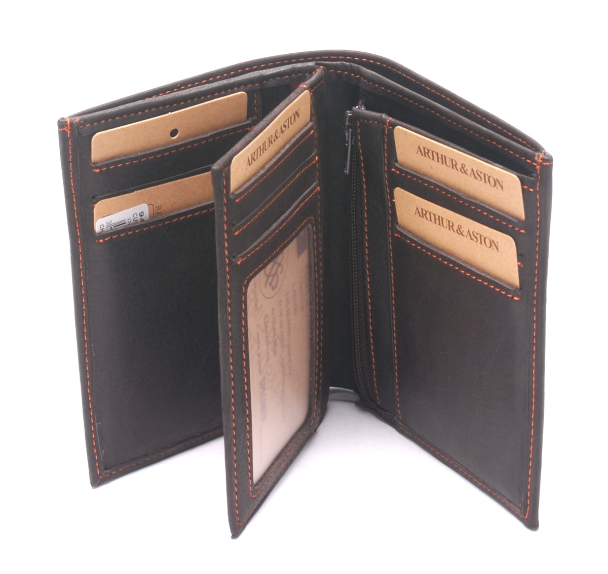 Louis oiled leather wallet