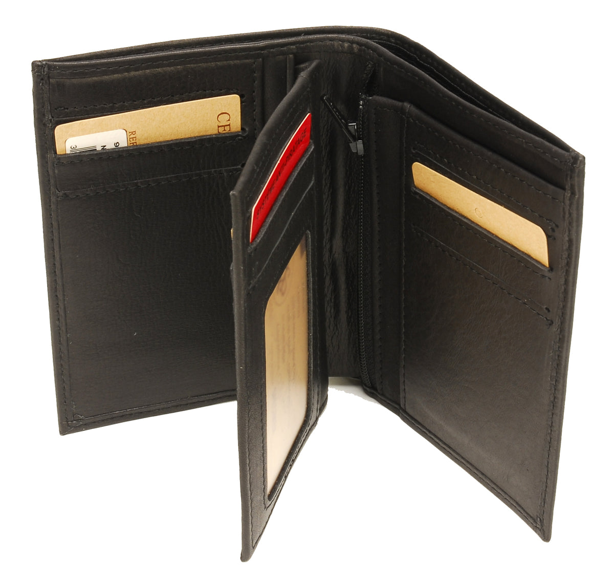 Louis oiled leather wallet
