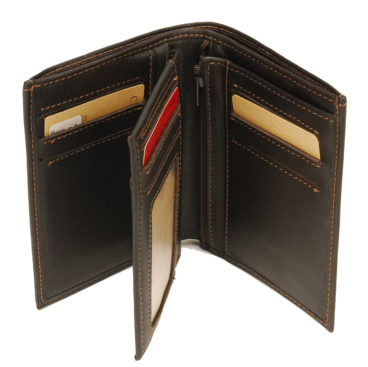 Louis oiled leather wallet