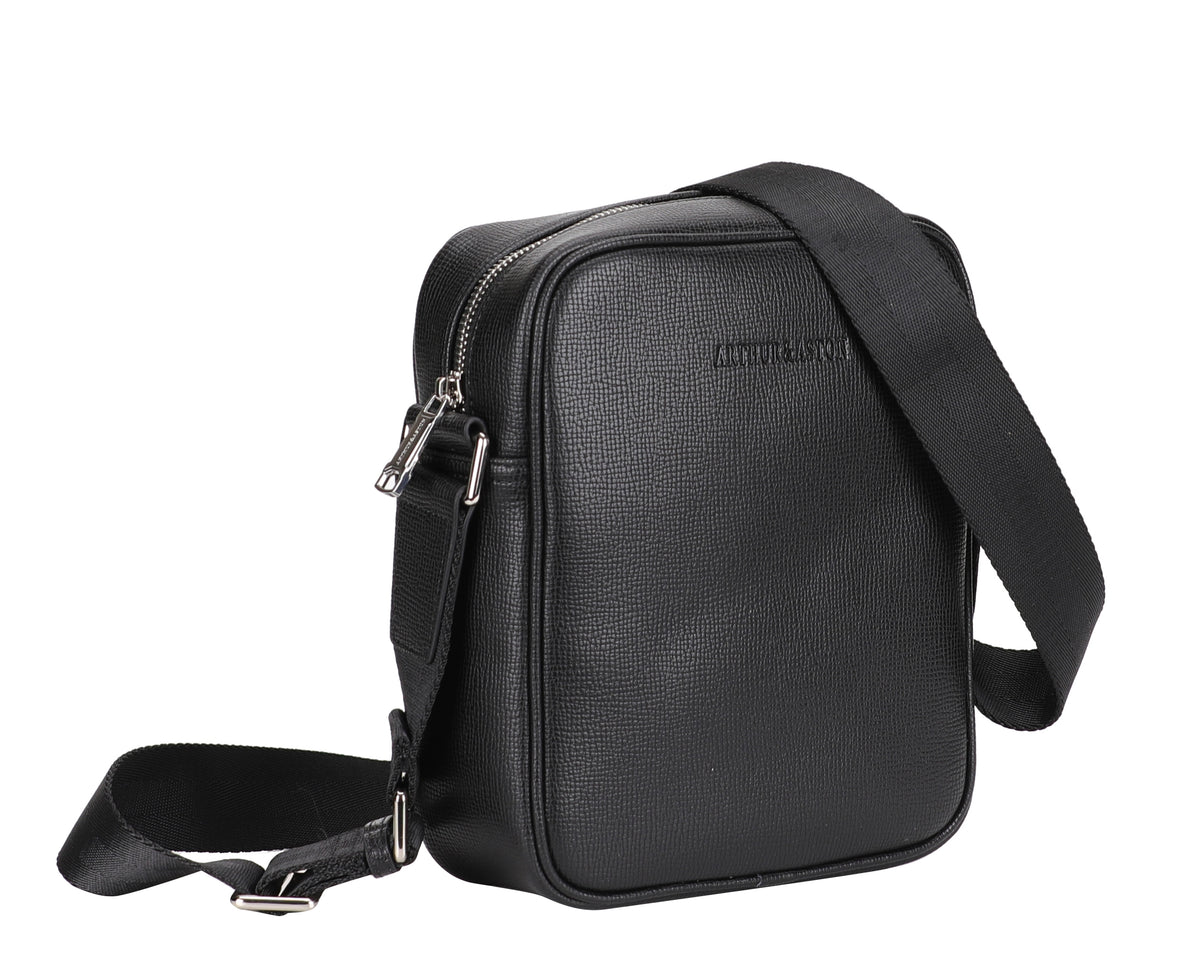 Nelson leather crossbody bag