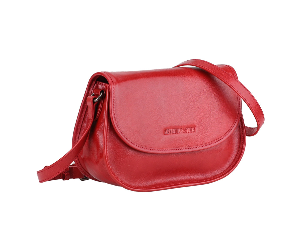 S Edith Leather Shoulder Bag