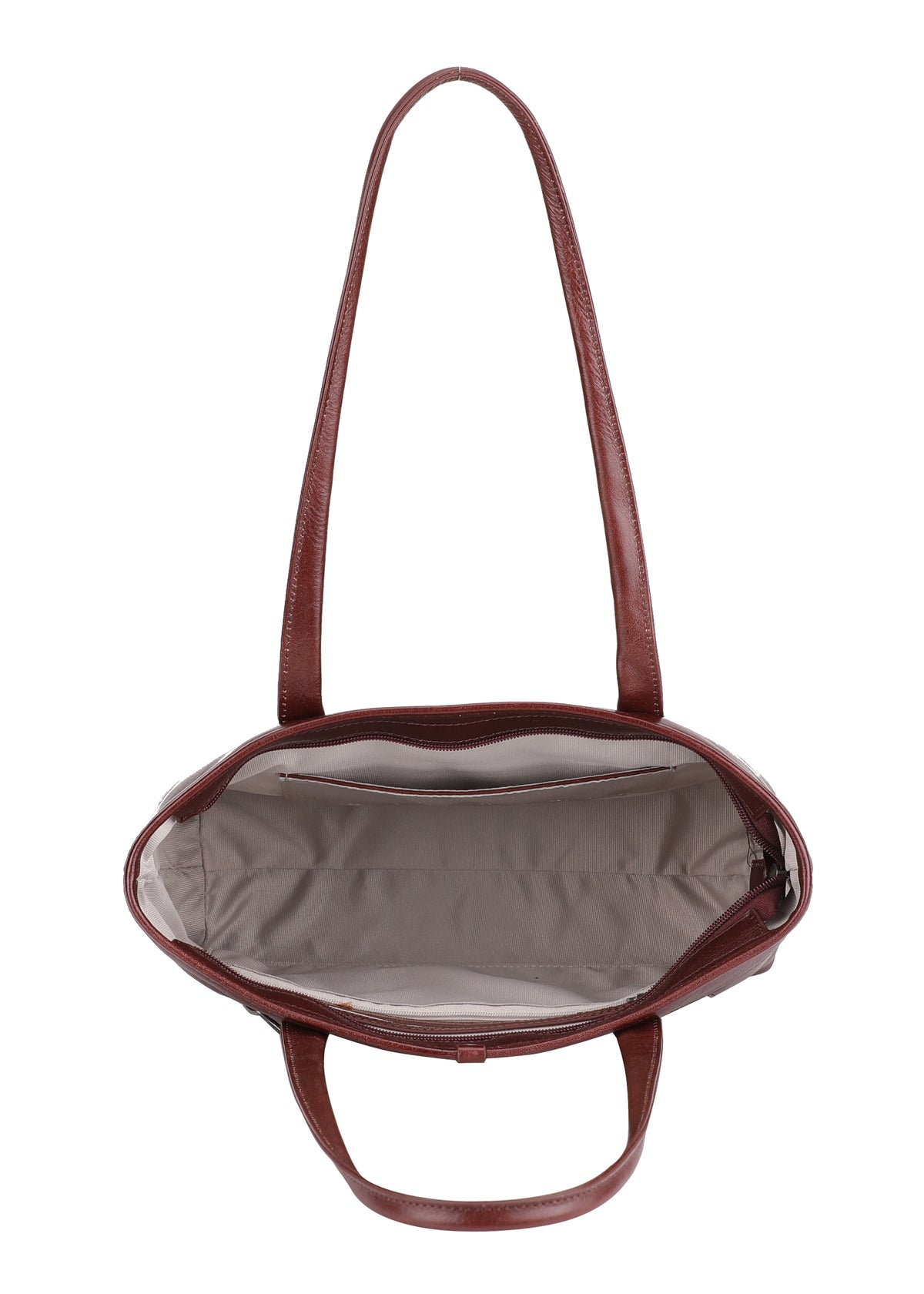 Moyen sac shopping Edith en cuir