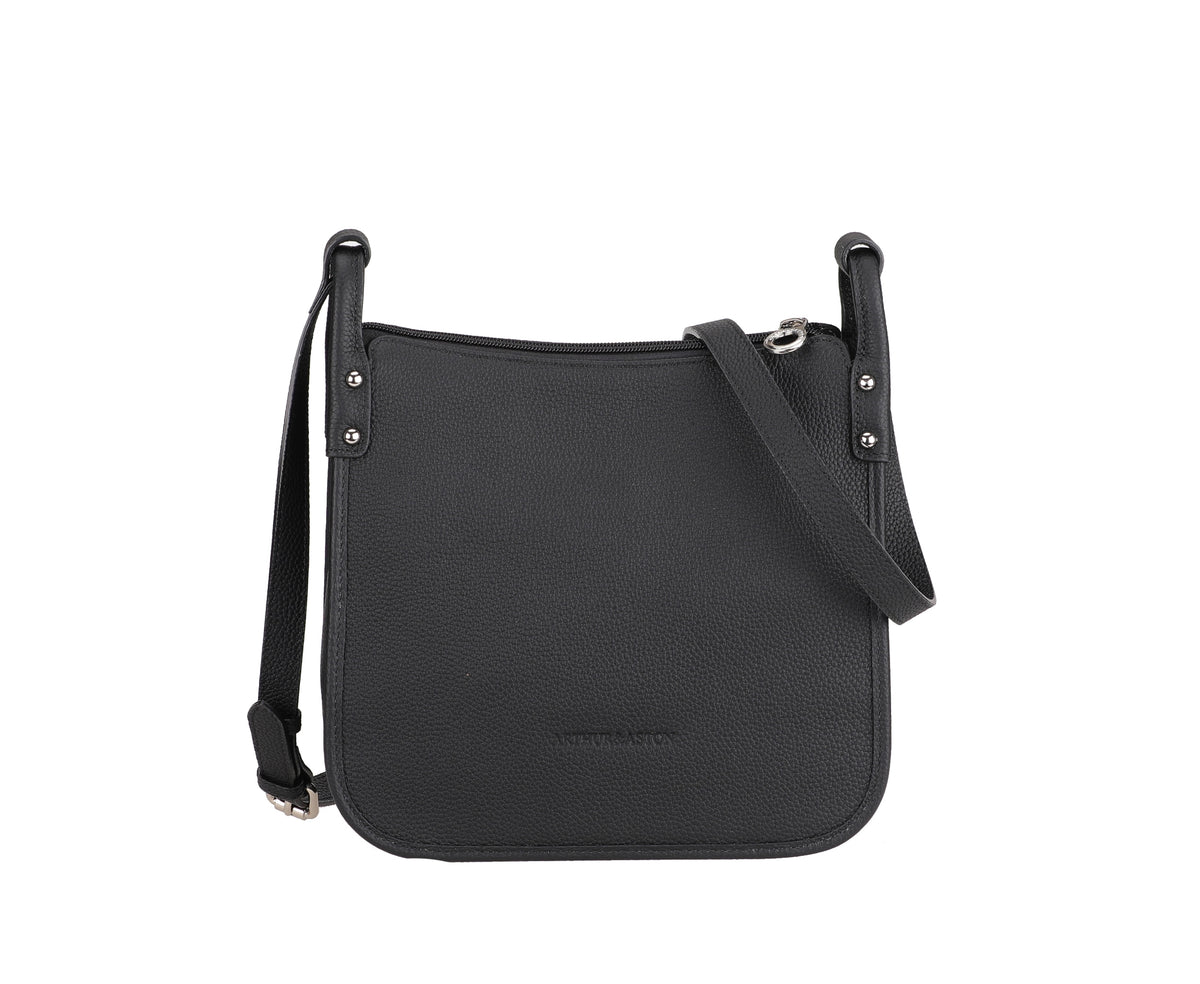 Rosalia leather shoulder bag S