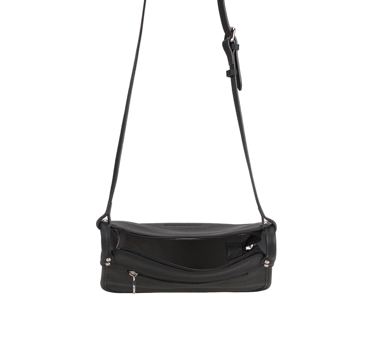 Rosalia leather shoulder bag S
