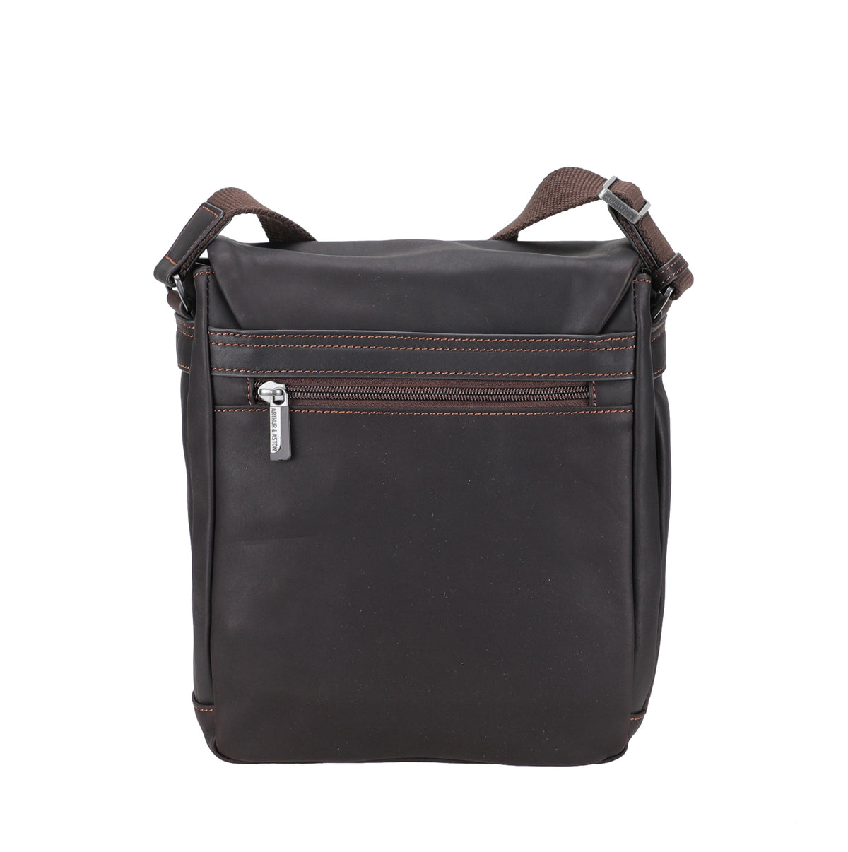 Sac travers à rabat Cuir Néro