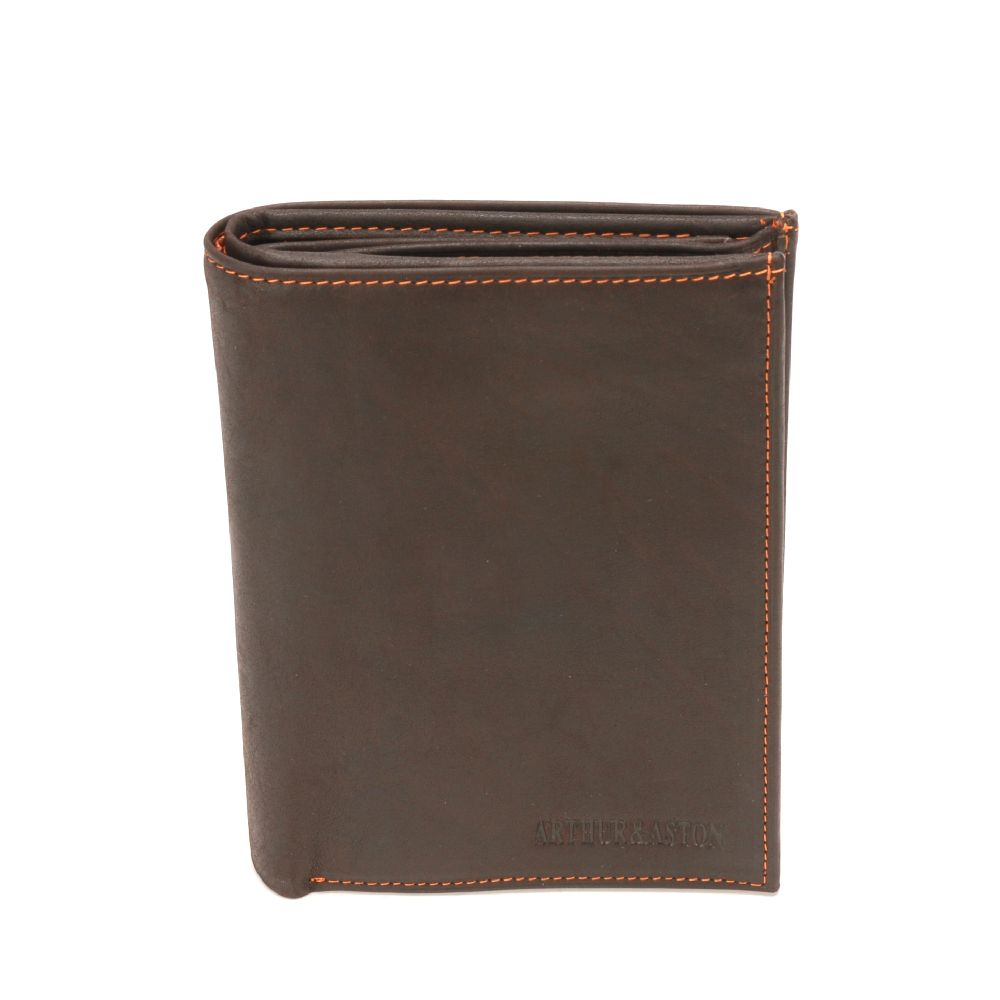 Grand portefeuille Louis en cuir gras