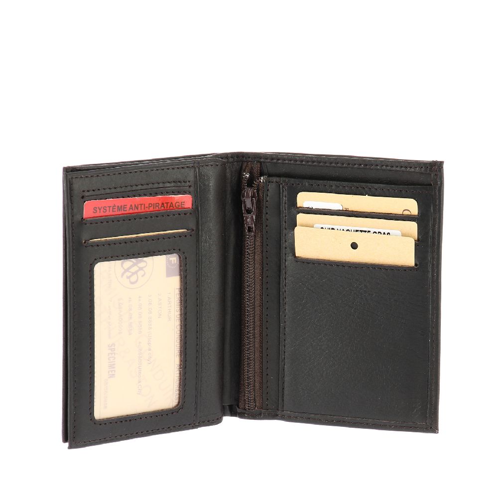 Louis oiled leather wallet