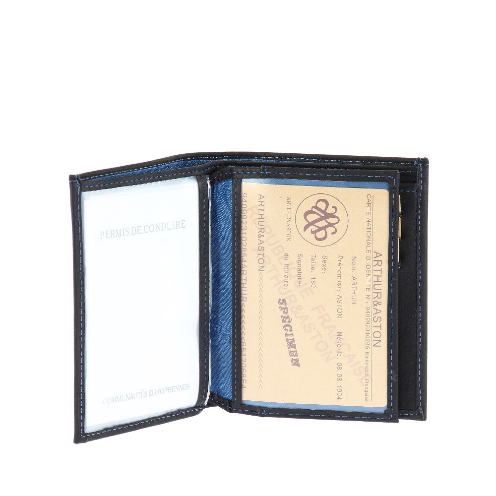 Louis oiled leather wallet