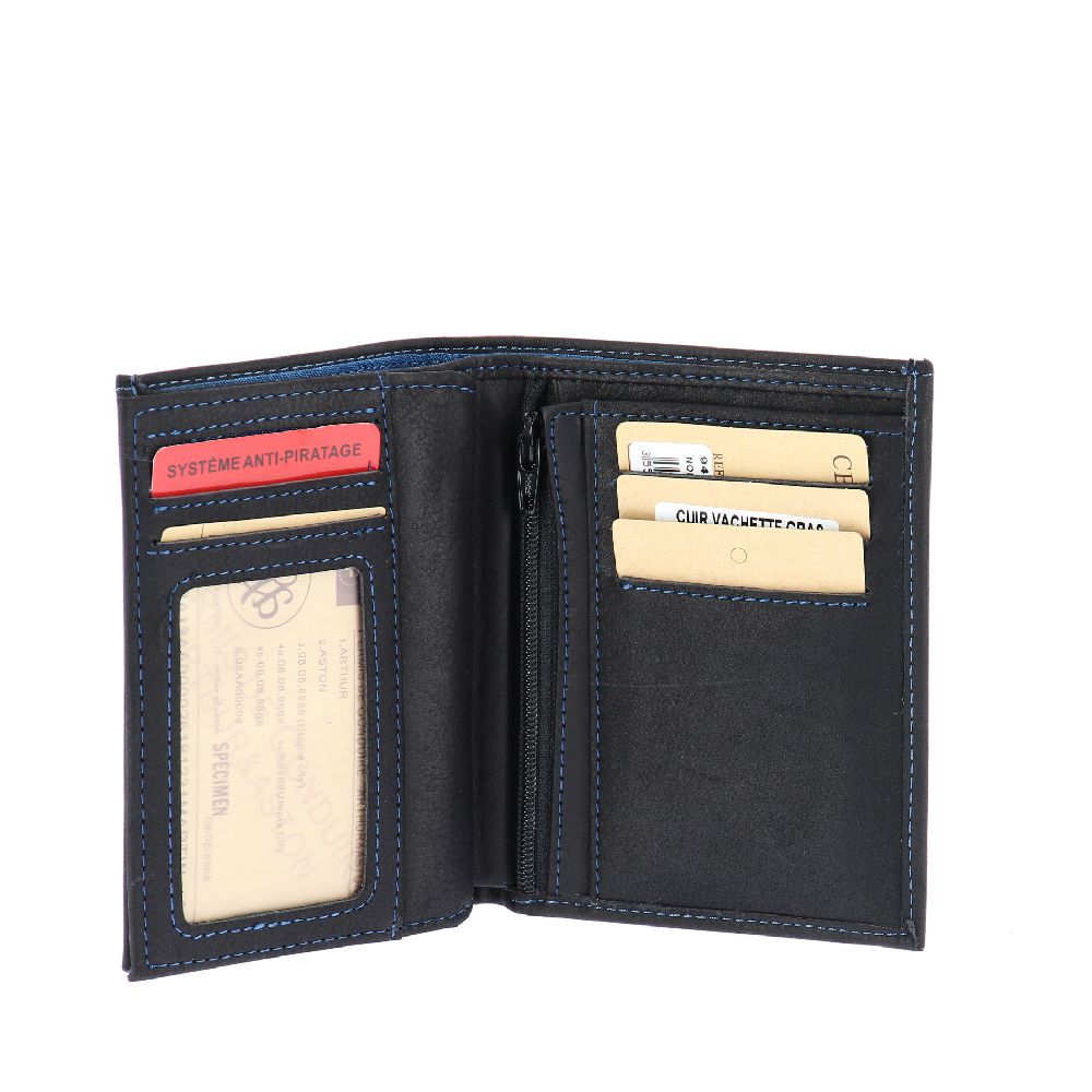 Louis oiled leather wallet