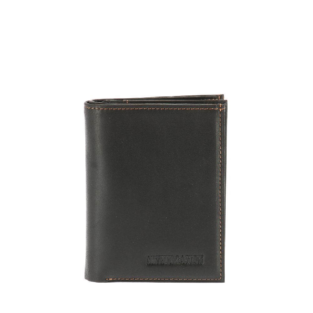 Louis oiled leather wallet