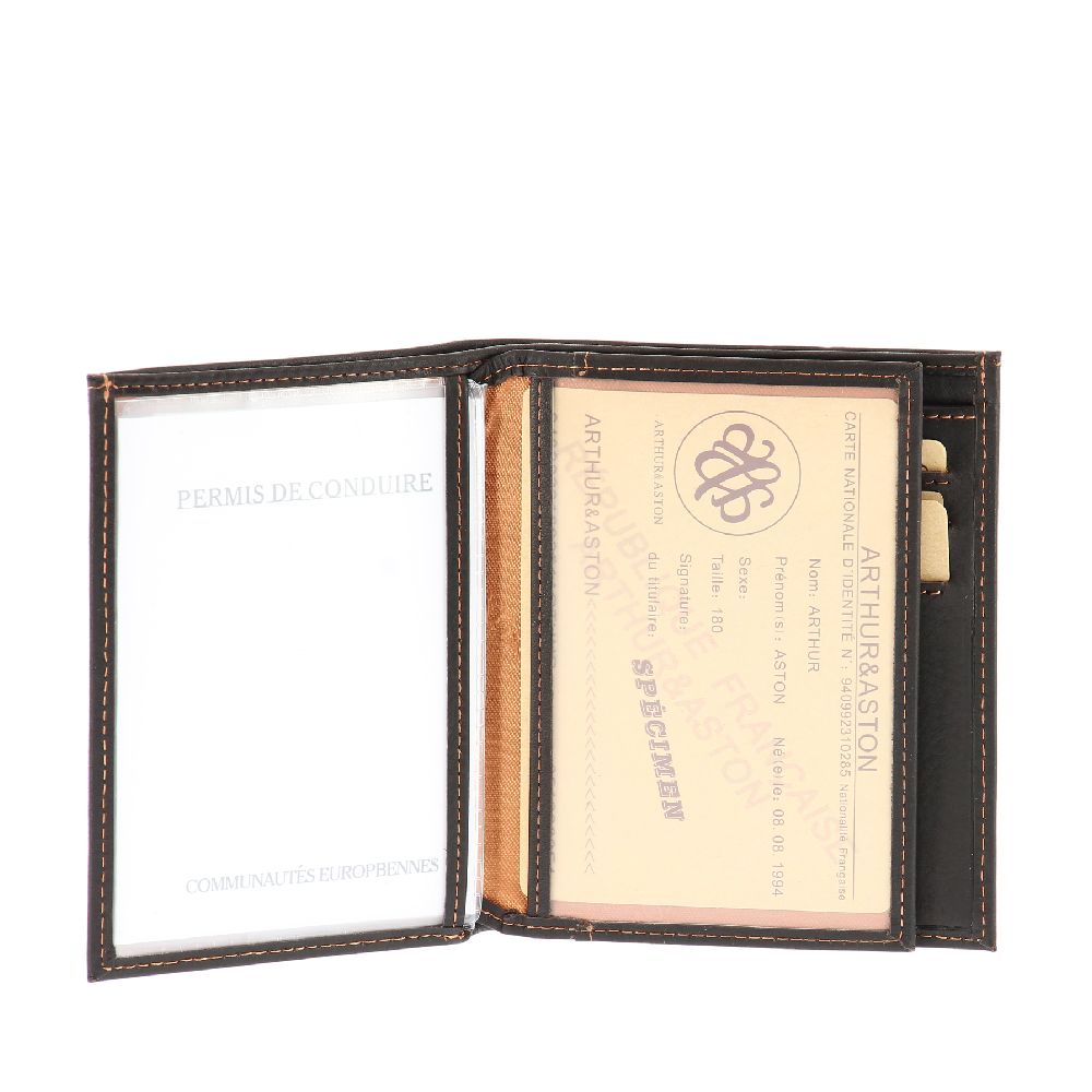 Louis oiled leather wallet