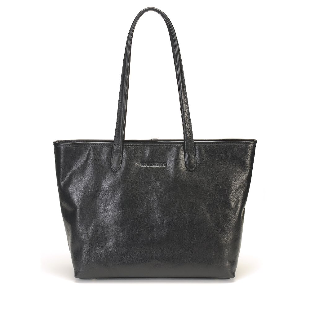 Large Edith leather shopping bag